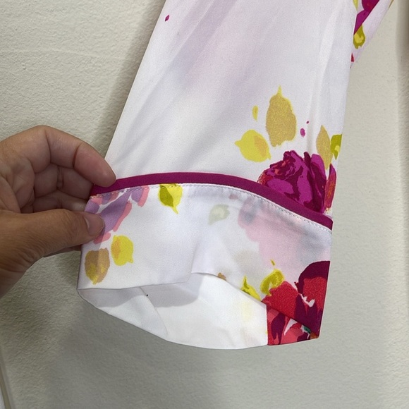 Kate Spade New York Charmeuse Notch Collar Short Pajama Set - Picture 4 of 11